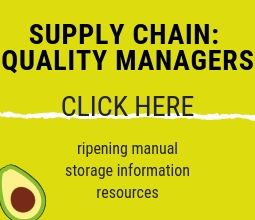 Information for supply chain representatives handling Australian avocados